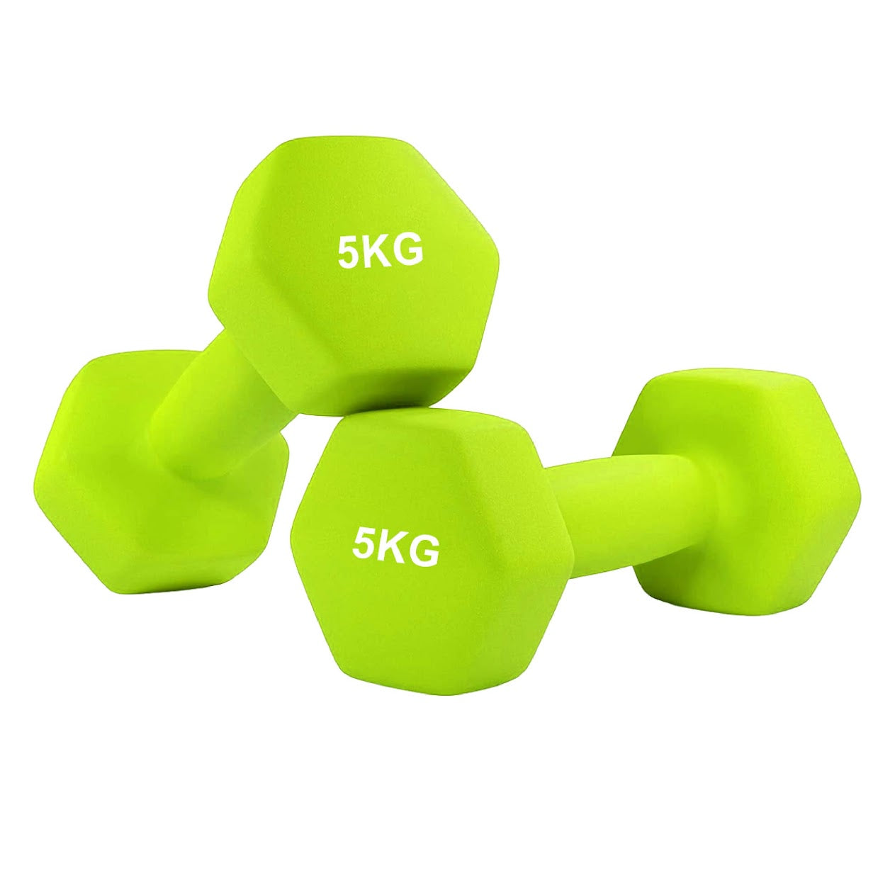 Neoprene Hex Dumbbells with Anti-Roll Design | Non-Slip Hand Weights for Home & Gym | Sold as Singles, Pairs, or Complete Sets | Comfortable Grip & Durable Coating