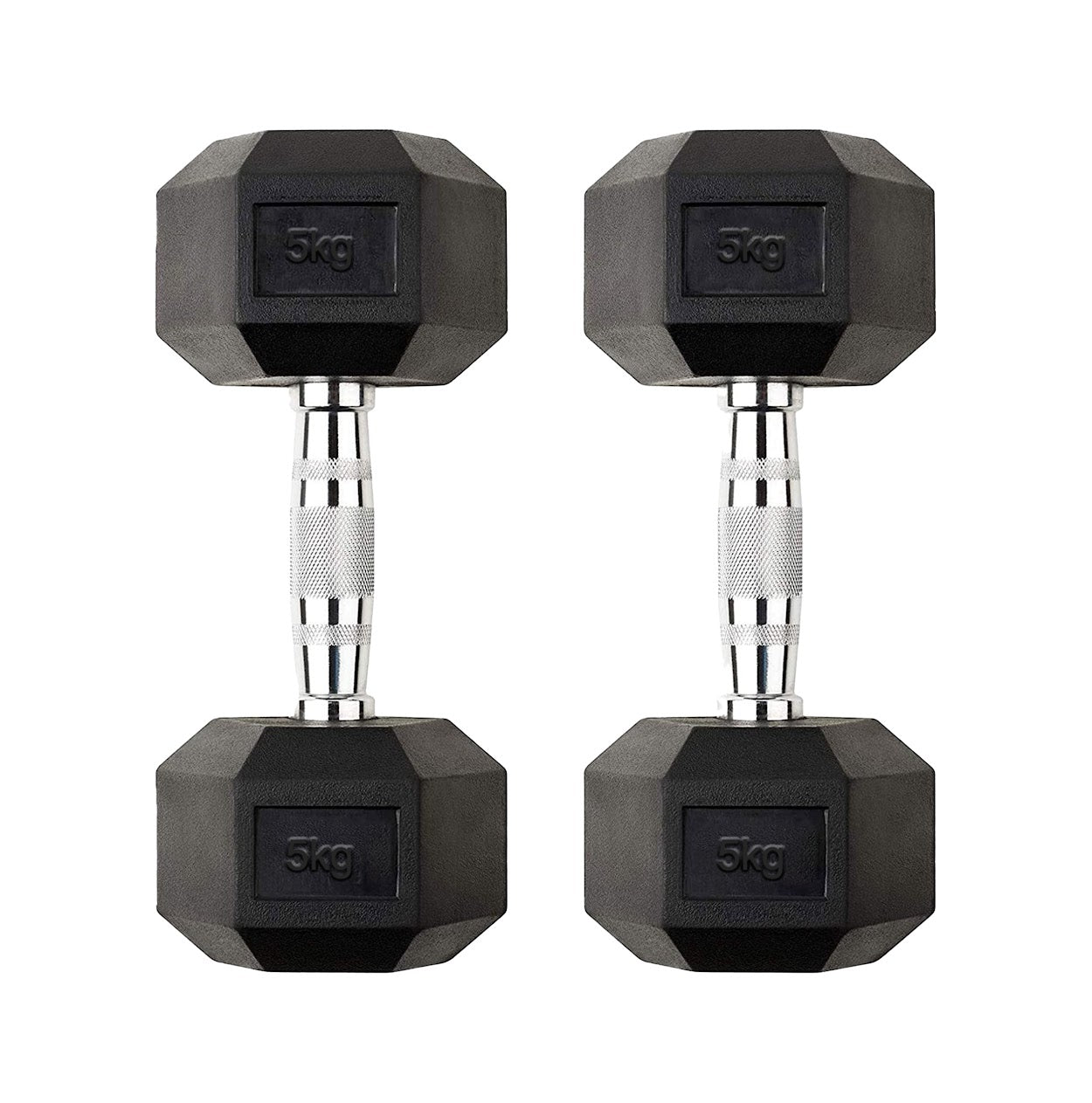 Hex Dumbbell Pairs & Sets 2.5kg–60kg – Rubber-Coated, Anti-Roll Weights with Rack Option – Home Gym Strength Training Dumbbell Set UK