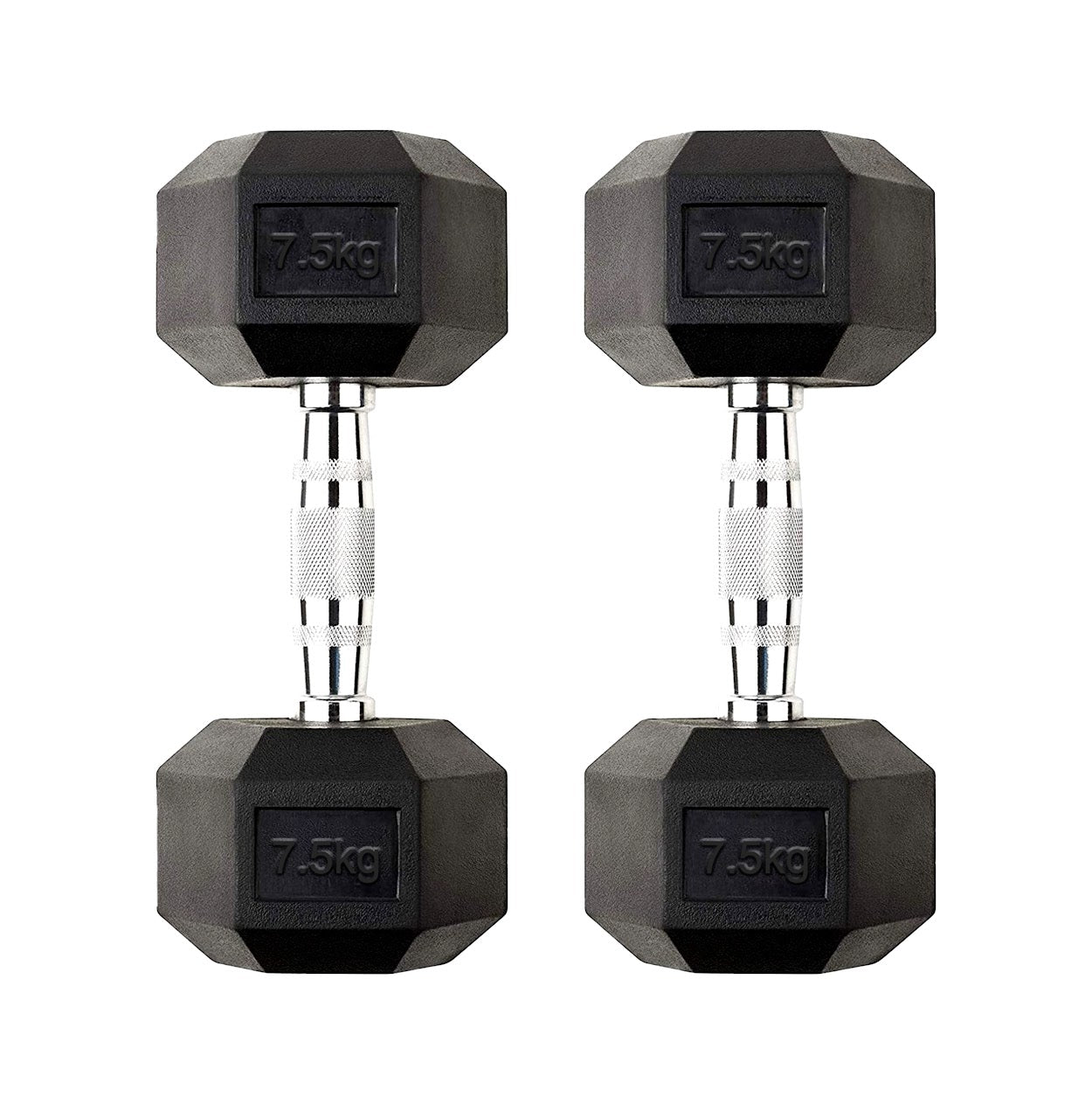 Hex Dumbbell Pairs & Sets 2.5kg–60kg – Rubber-Coated, Anti-Roll Weights with Rack Option – Home Gym Strength Training Dumbbell Set UK