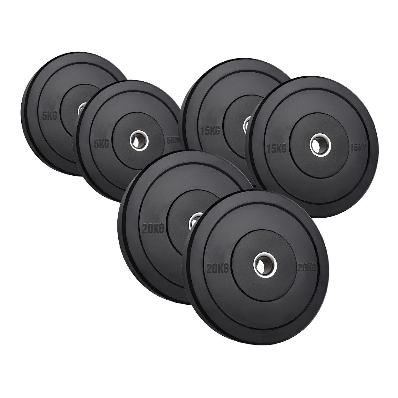 Premium Rubber Bumper Plates | Olympic Weight Sets for Lifting & Training | Singles, Pairs & Sets Available | Long-Lasting Strength Training Equipment