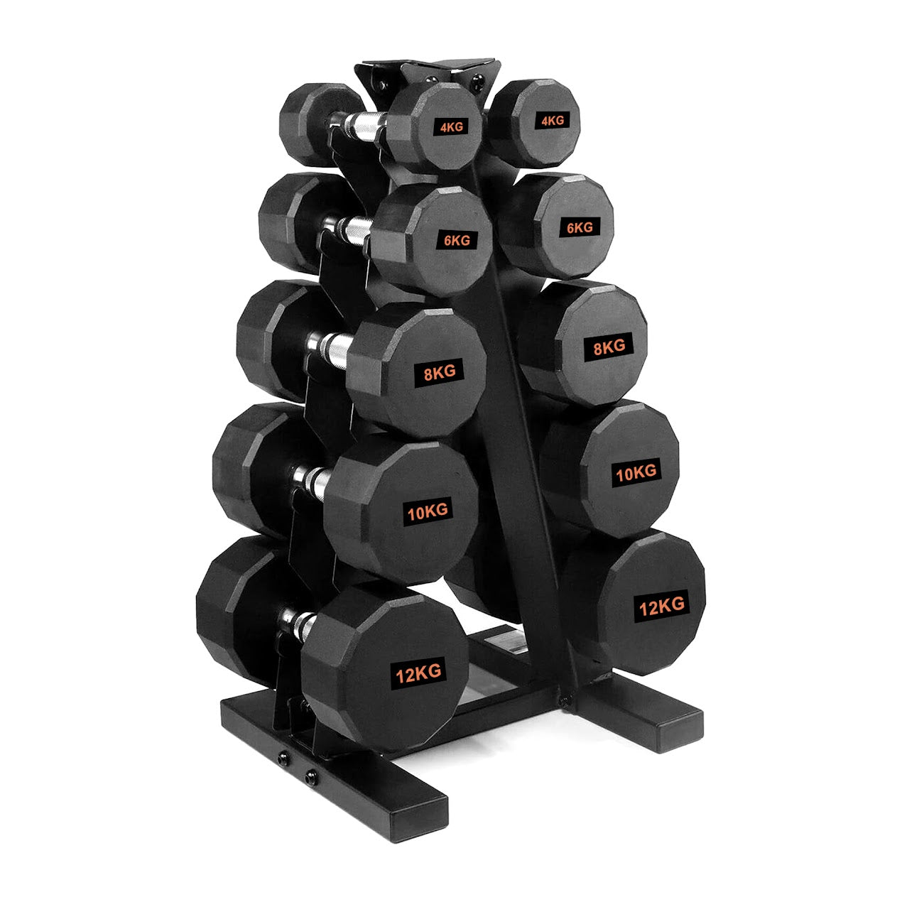 Hex-Shaped Round Dumbbell – Anti-Roll Strength Weight for Stable & Controlled Training Sessions