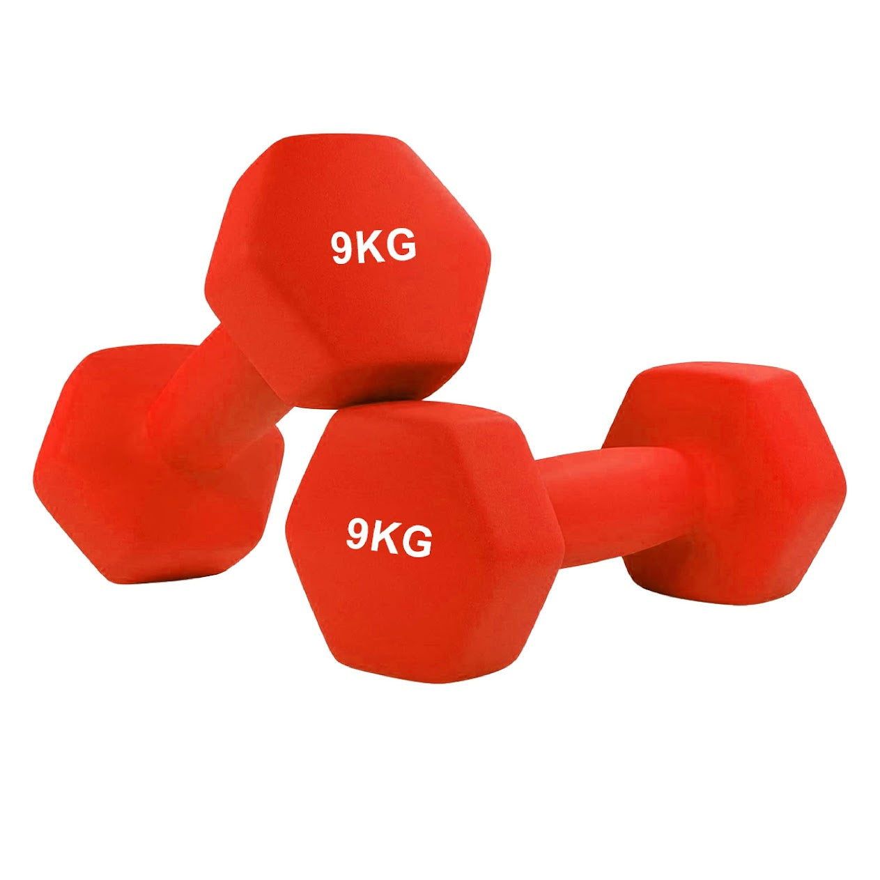 Neoprene Hex Dumbbells with Anti-Roll Design | Non-Slip Hand Weights for Home & Gym | Sold as Singles, Pairs, or Complete Sets | Comfortable Grip & Durable Coating