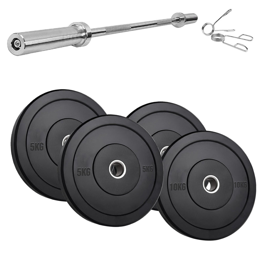Premium Rubber Bumper Plates | Olympic Weight Sets for Lifting & Training | Singles, Pairs & Sets Available | Long-Lasting Strength Training Equipment