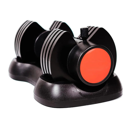 Black and red object with a white background