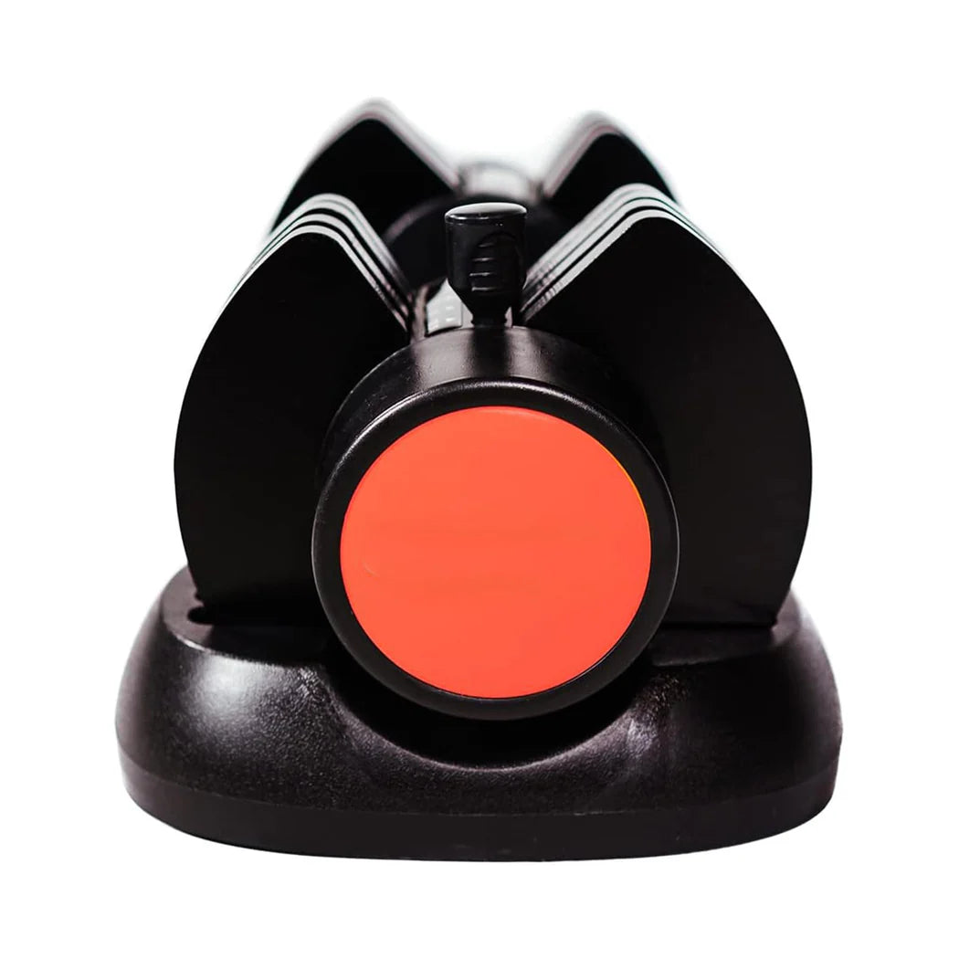 Black and red object on a white background