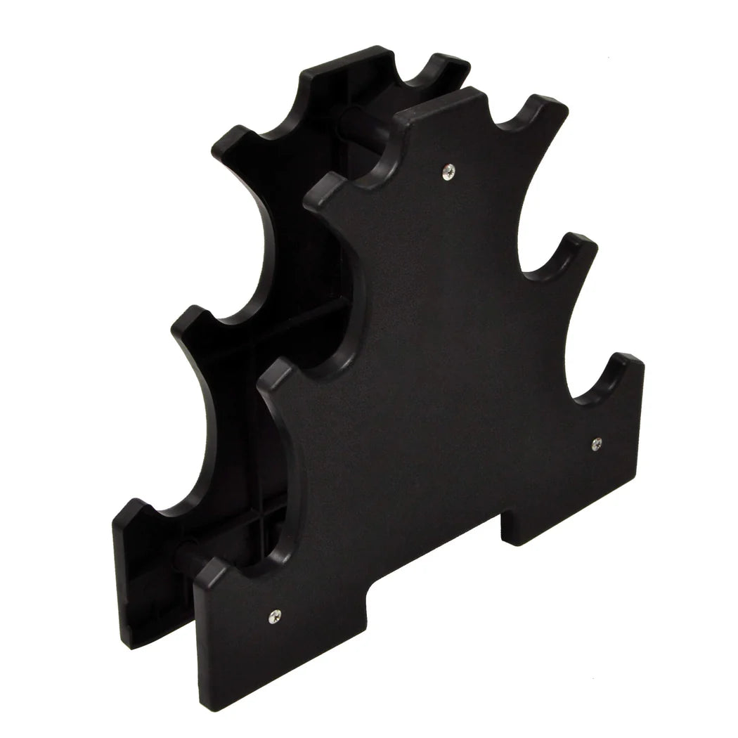 Black metal bracket on a white background