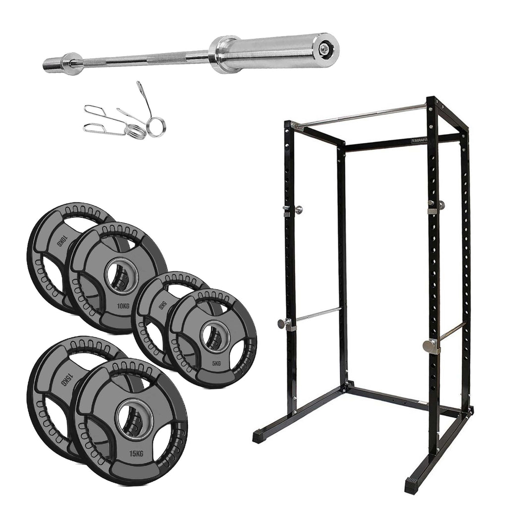 G100 Strength Cage | Reinforced Adjustable Power Rack with Pull-Up Station for Home Gym Workouts