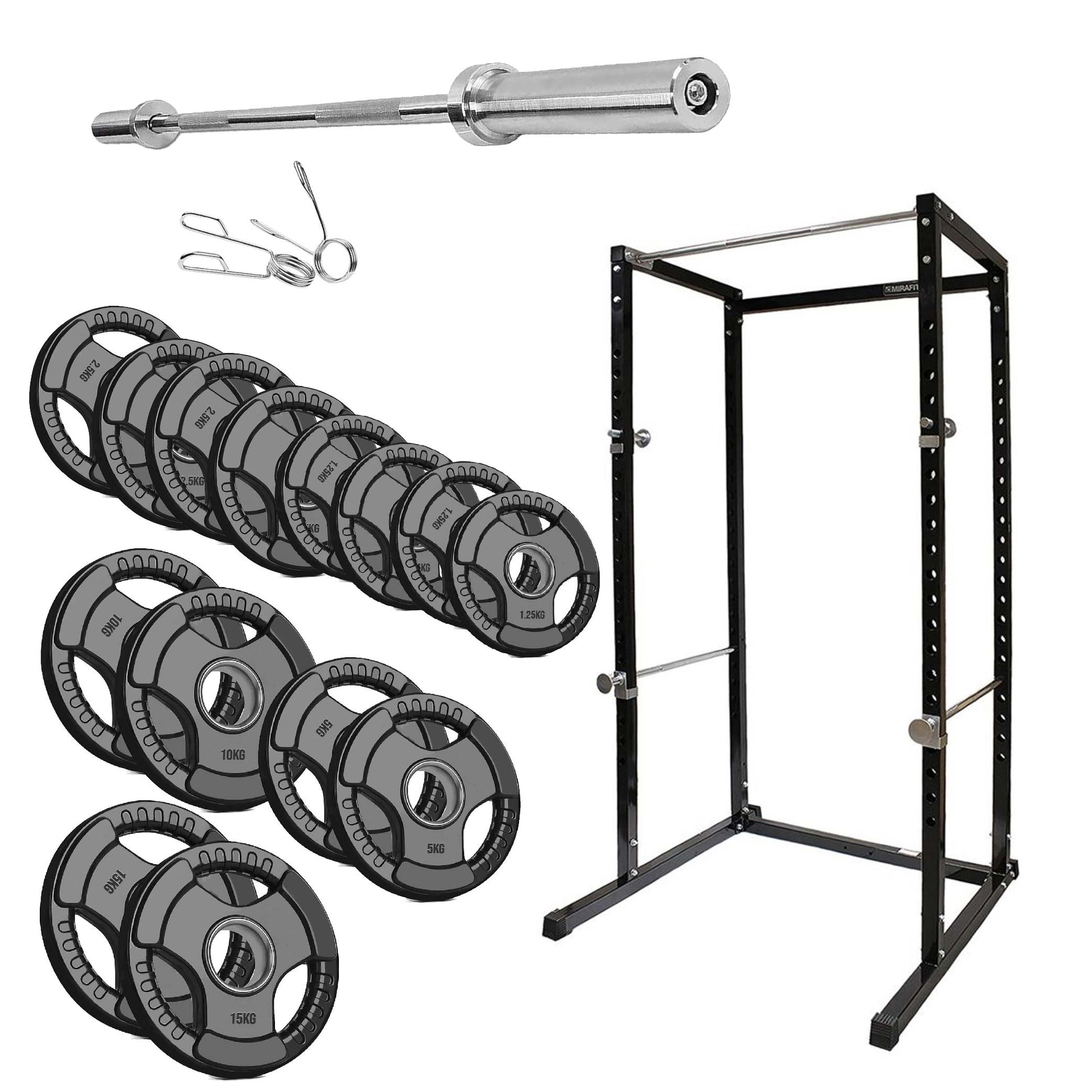 G100 Strength Cage | Reinforced Adjustable Power Rack with Pull-Up Station for Home Gym Workouts