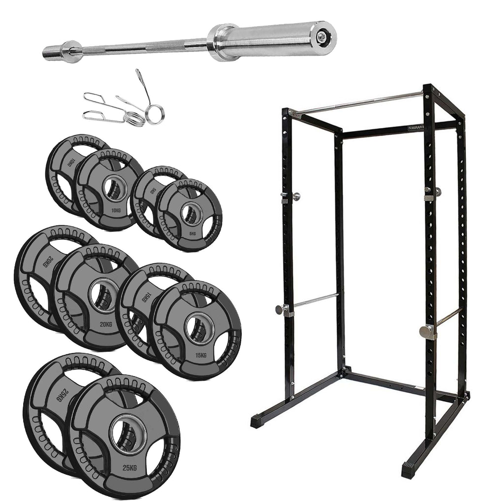 G100 Strength Cage | Reinforced Adjustable Power Rack with Pull-Up Station for Home Gym Workouts