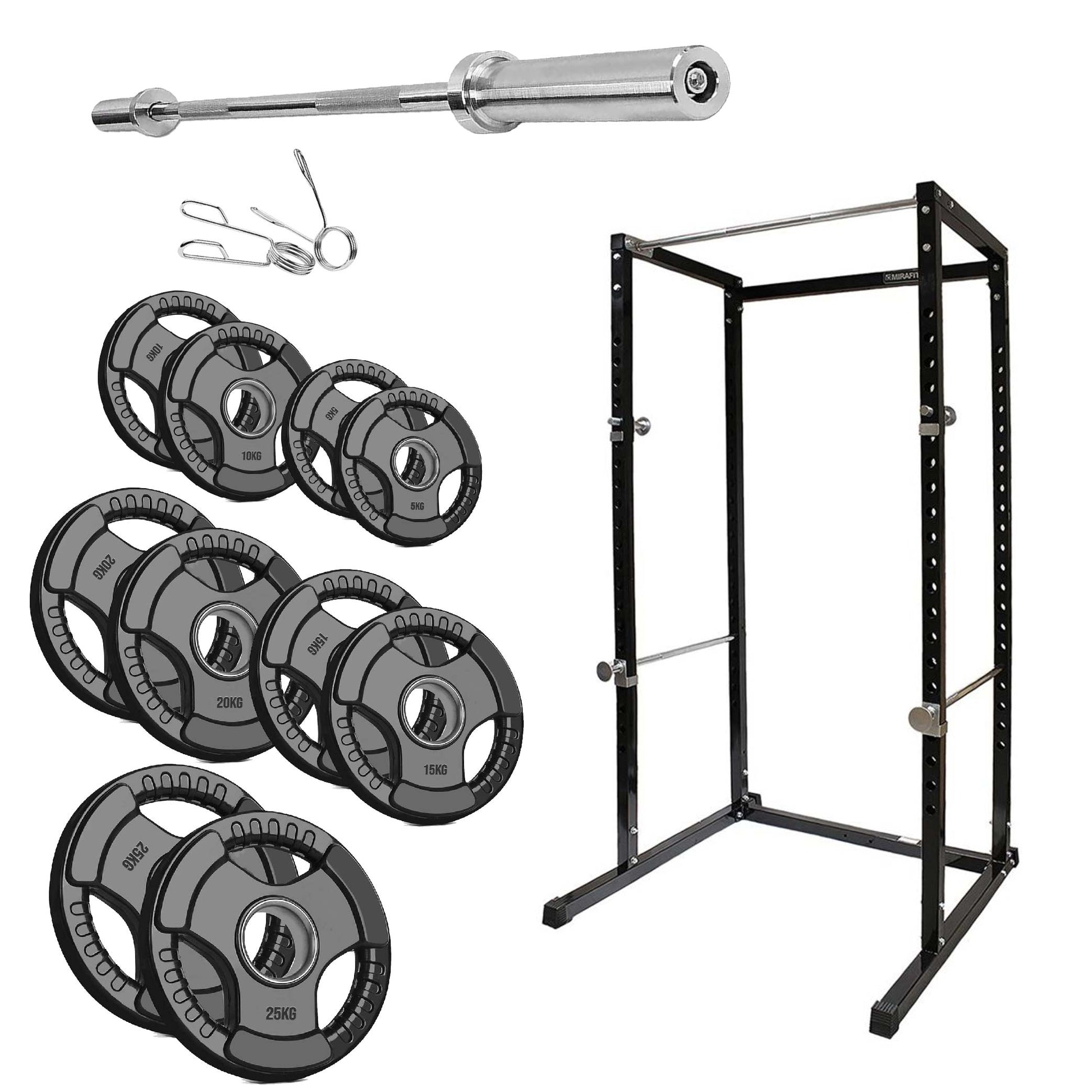 G100 Strength Cage | Reinforced Adjustable Power Rack with Pull-Up Station for Home Gym Workouts