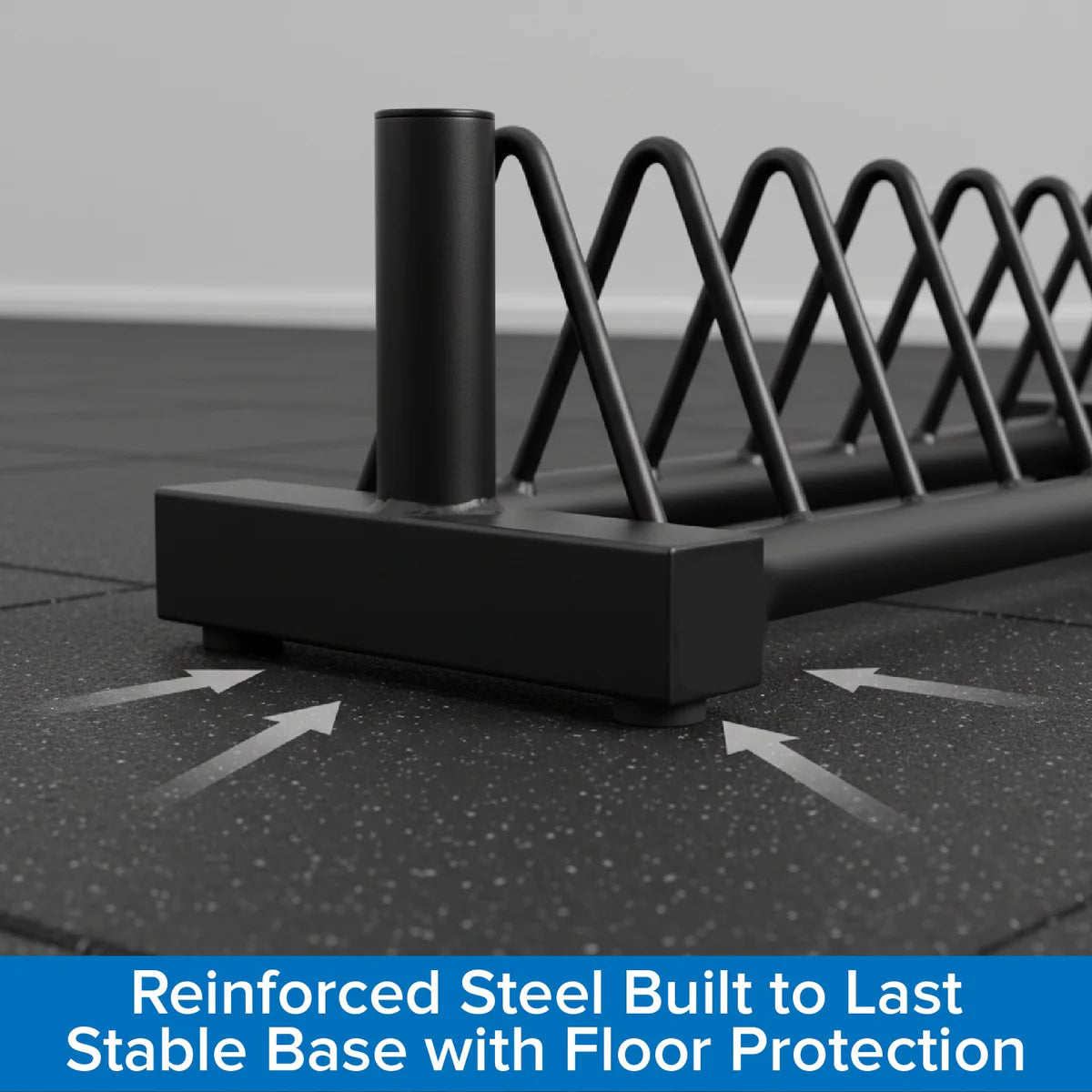 Portable Horizontal Weight Plate & Barbell Rack, Heavy-Duty Steel Storage Organizer with Wheels for Olympic & Standard Plates Home Gym