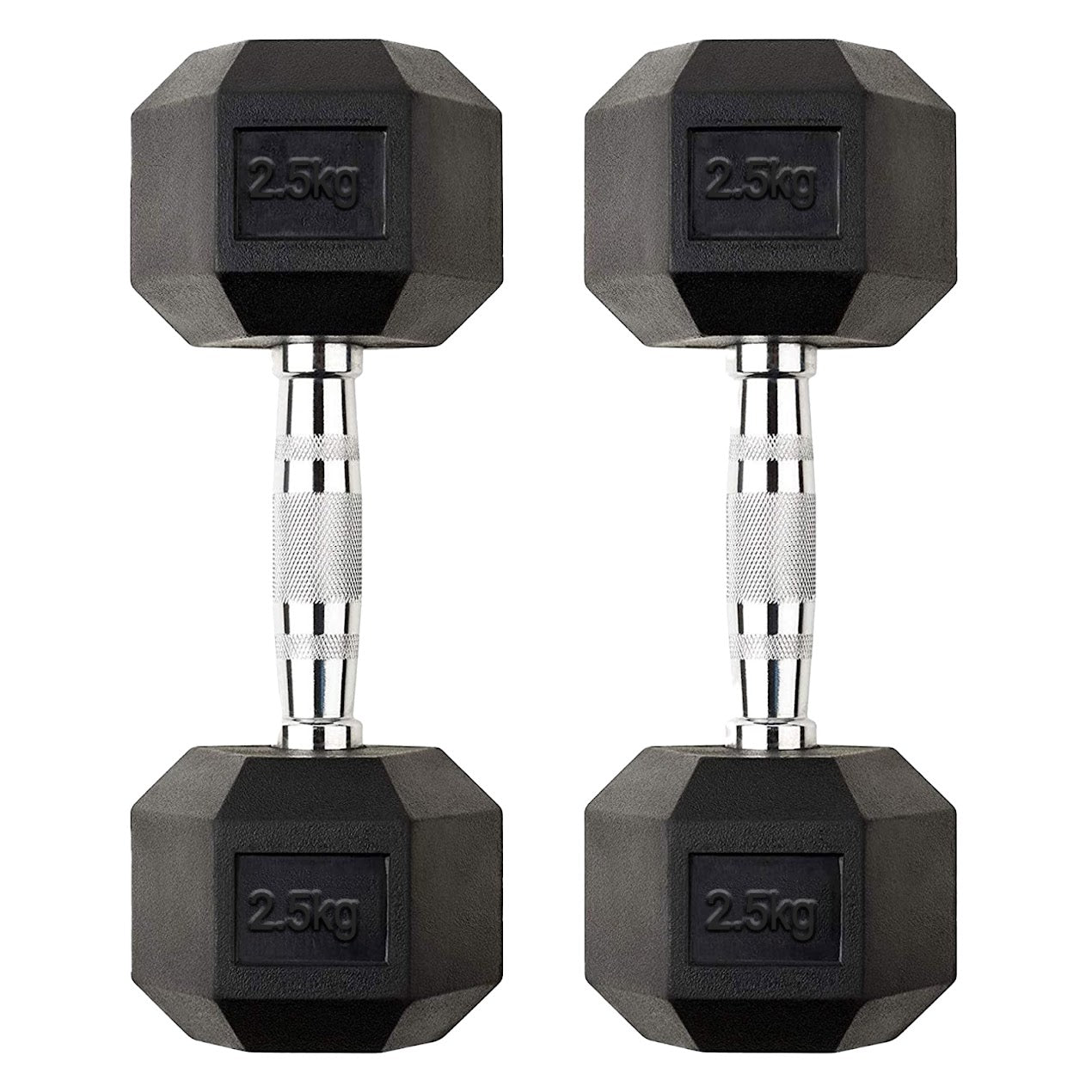 Hex Dumbbell Pairs & Sets 2.5kg–60kg – Rubber-Coated, Anti-Roll Weights with Rack Option – Home Gym Strength Training Dumbbell Set UK