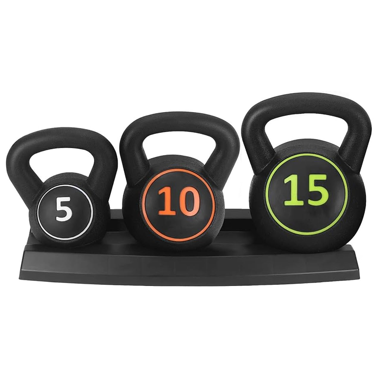 Kettlebell Set - 3Piece - All-in-One Full Body Strength Training for Home Gyms, Compact and Versatile Workout Solution