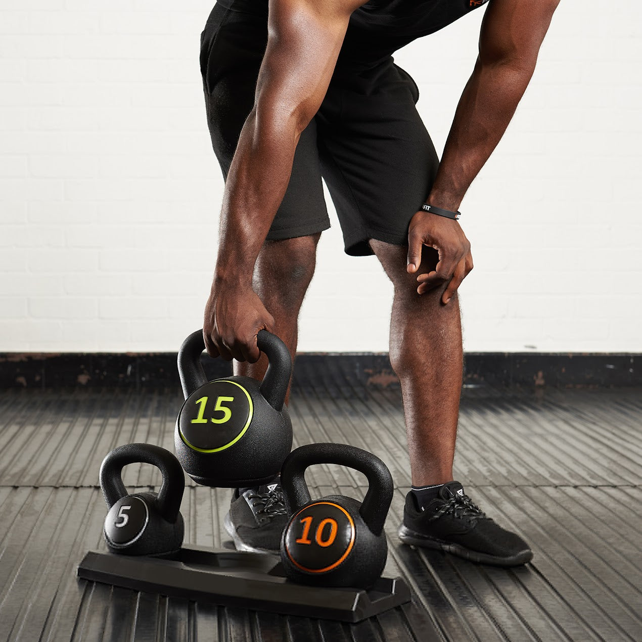 Kettlebell Set - 3Piece - All-in-One Full Body Strength Training for Home Gyms, Compact and Versatile Workout Solution