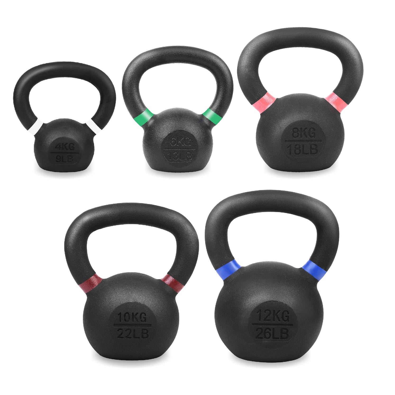 Heavy-Duty Cast Iron Kettlebells – All-in-One Tool for Functional Strength & Endurance Training