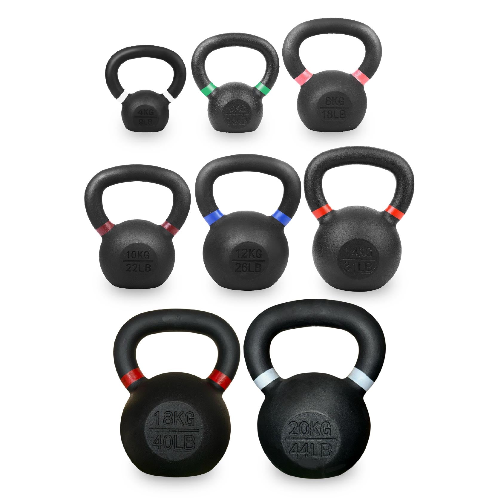 Heavy-Duty Cast Iron Kettlebells – All-in-One Tool for Functional Strength & Endurance Training
