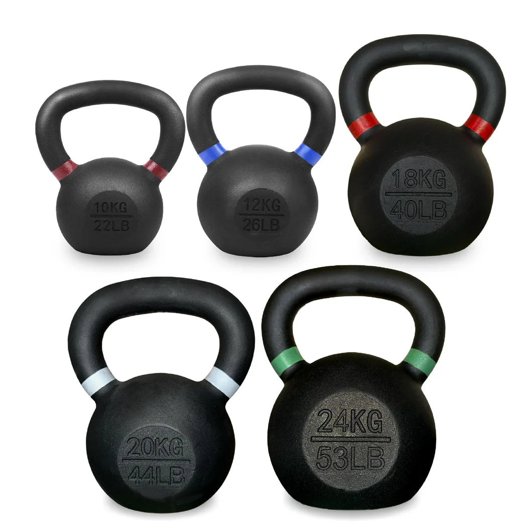Heavy-Duty Cast Iron Kettlebells – All-in-One Tool for Functional Strength & Endurance Training