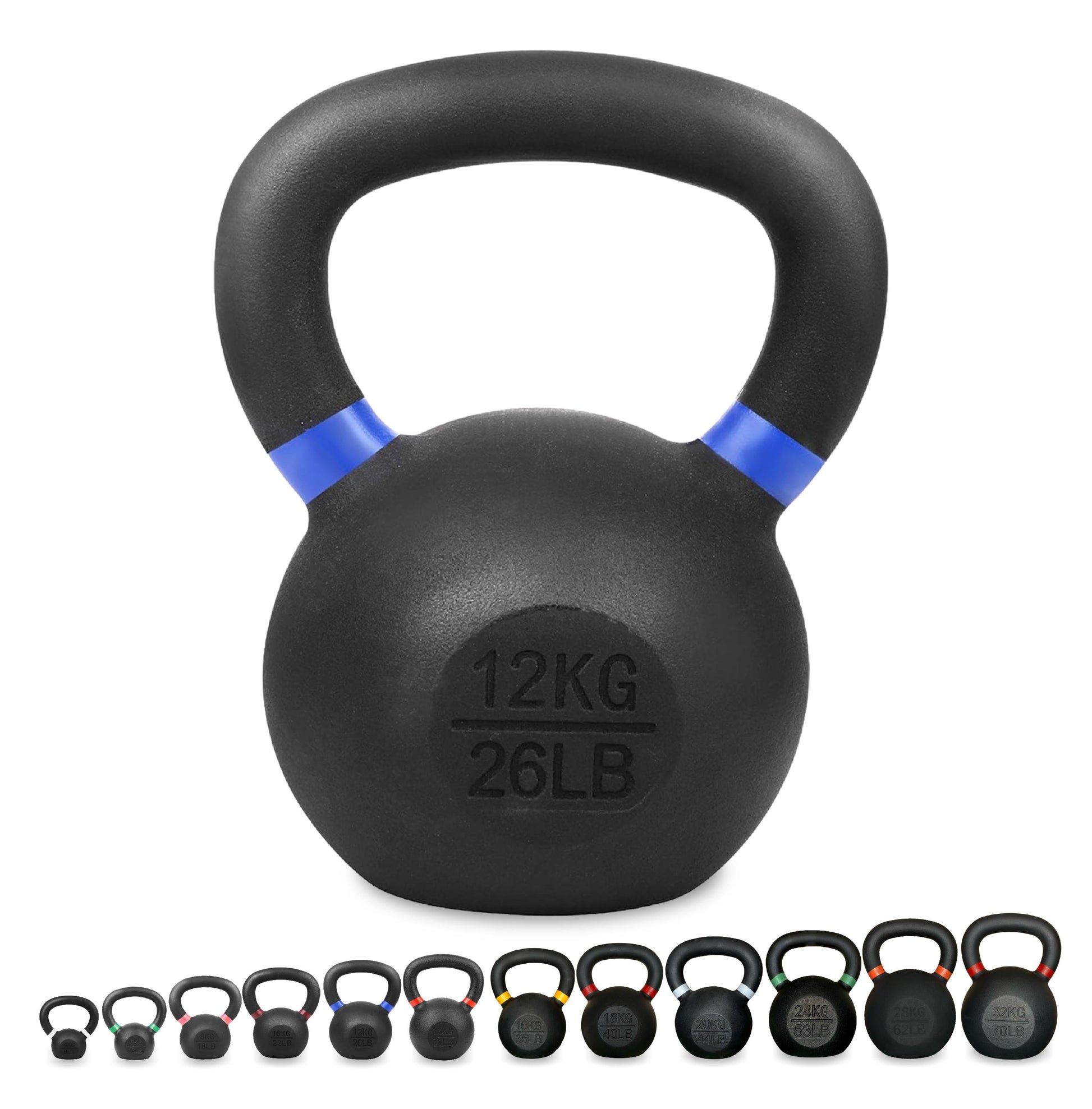 Heavy-Duty Cast Iron Kettlebells – All-in-One Tool for Functional Strength & Endurance Training