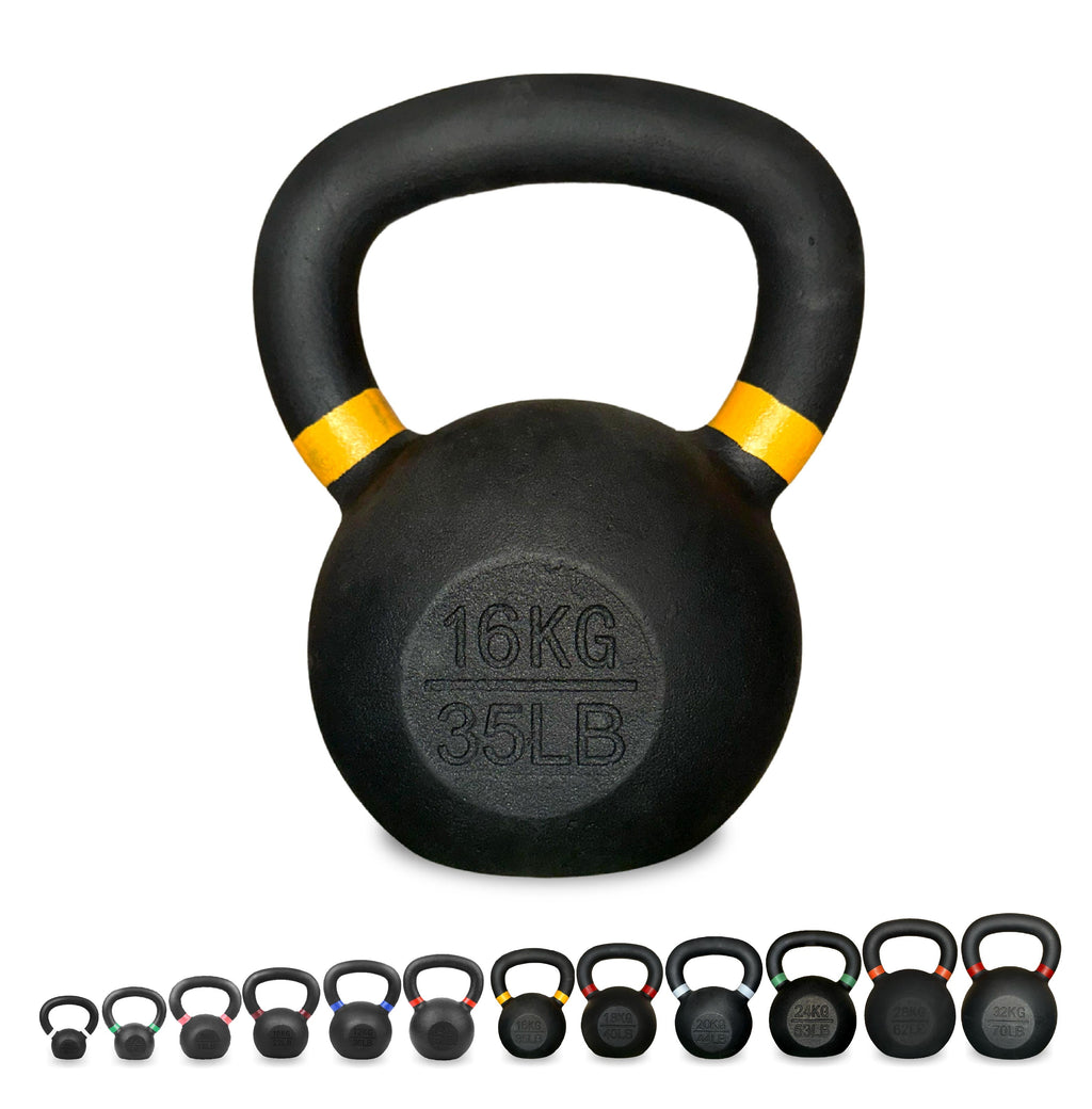 Heavy-Duty Cast Iron Kettlebells – All-in-One Tool for Functional Strength & Endurance Training