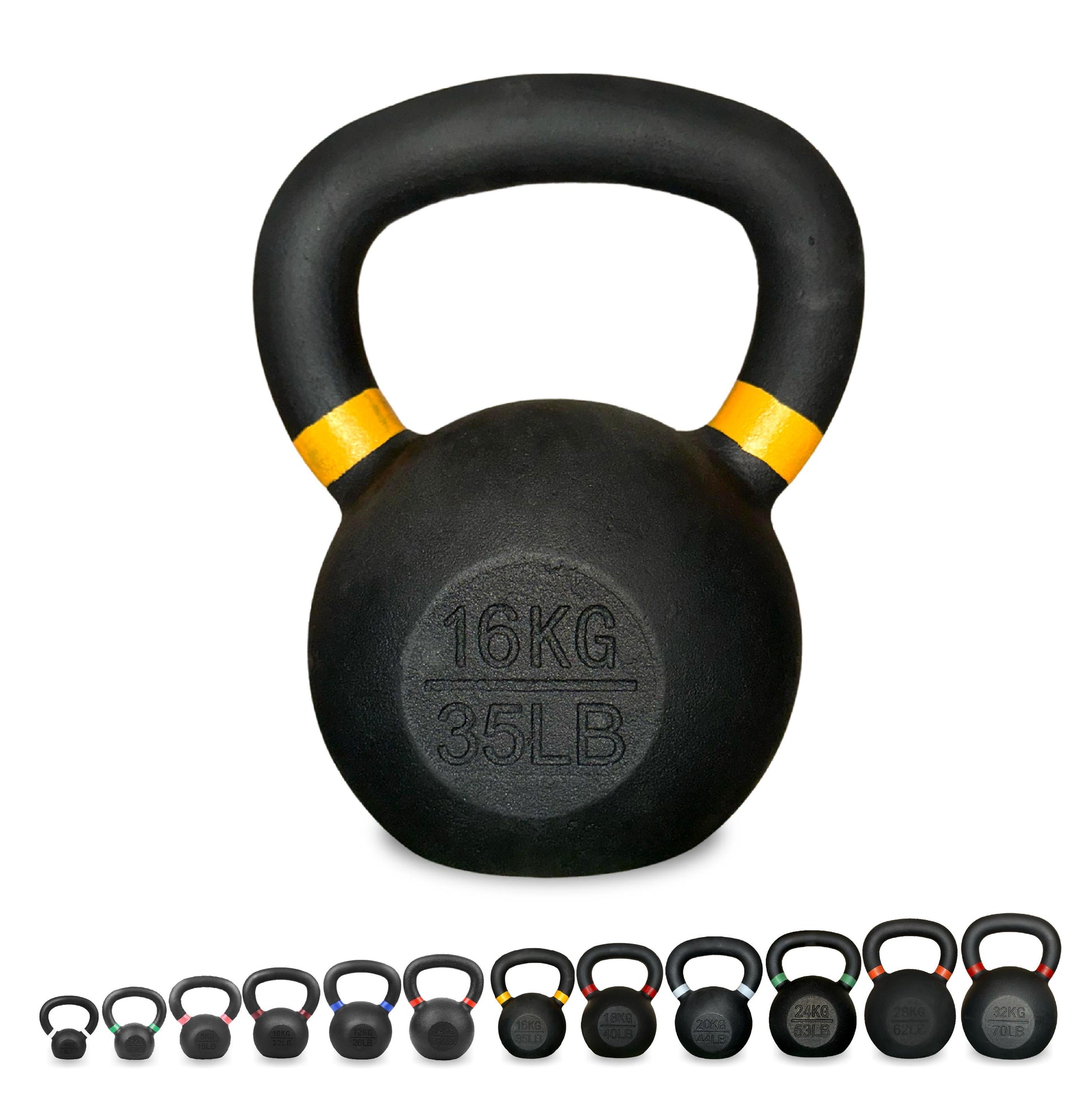 Heavy-Duty Cast Iron Kettlebells – All-in-One Tool for Functional Strength & Endurance Training