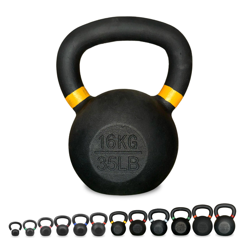 Heavy-Duty Cast Iron Kettlebells – All-in-One Tool for Functional Strength & Endurance Training