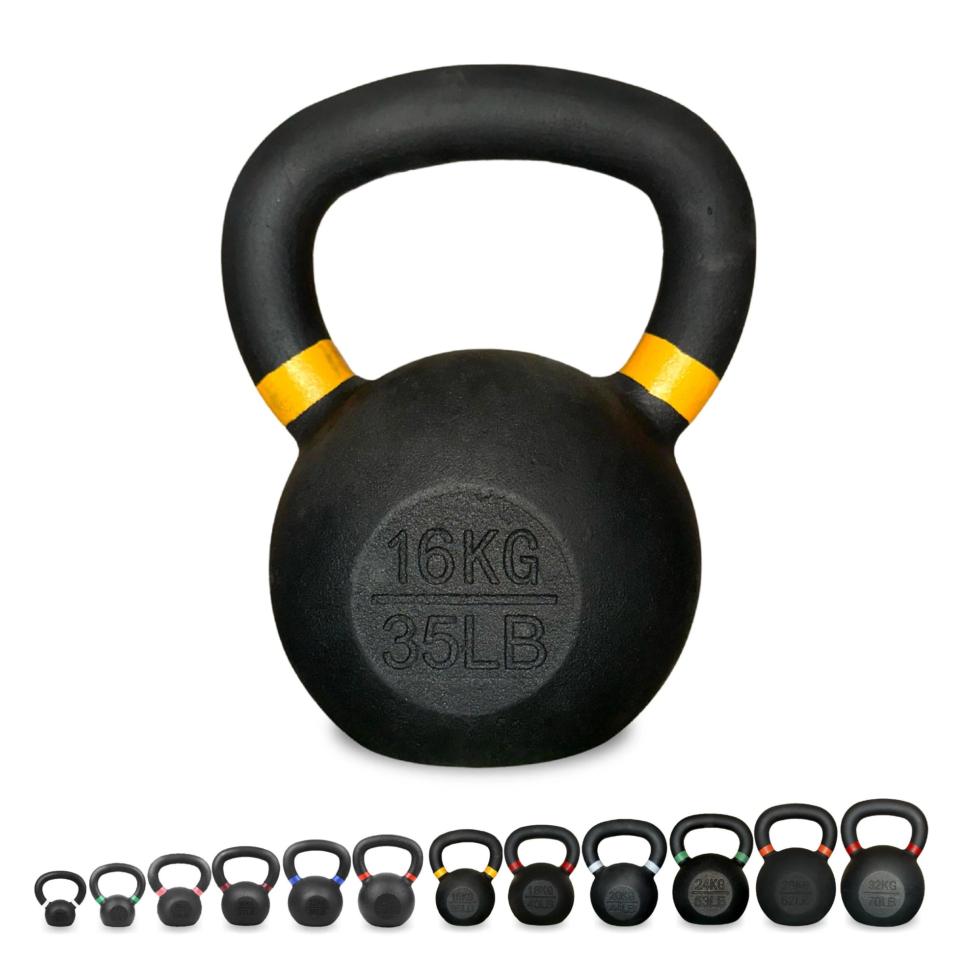Heavy-Duty Cast Iron Kettlebells – All-in-One Tool for Functional Strength & Endurance Training