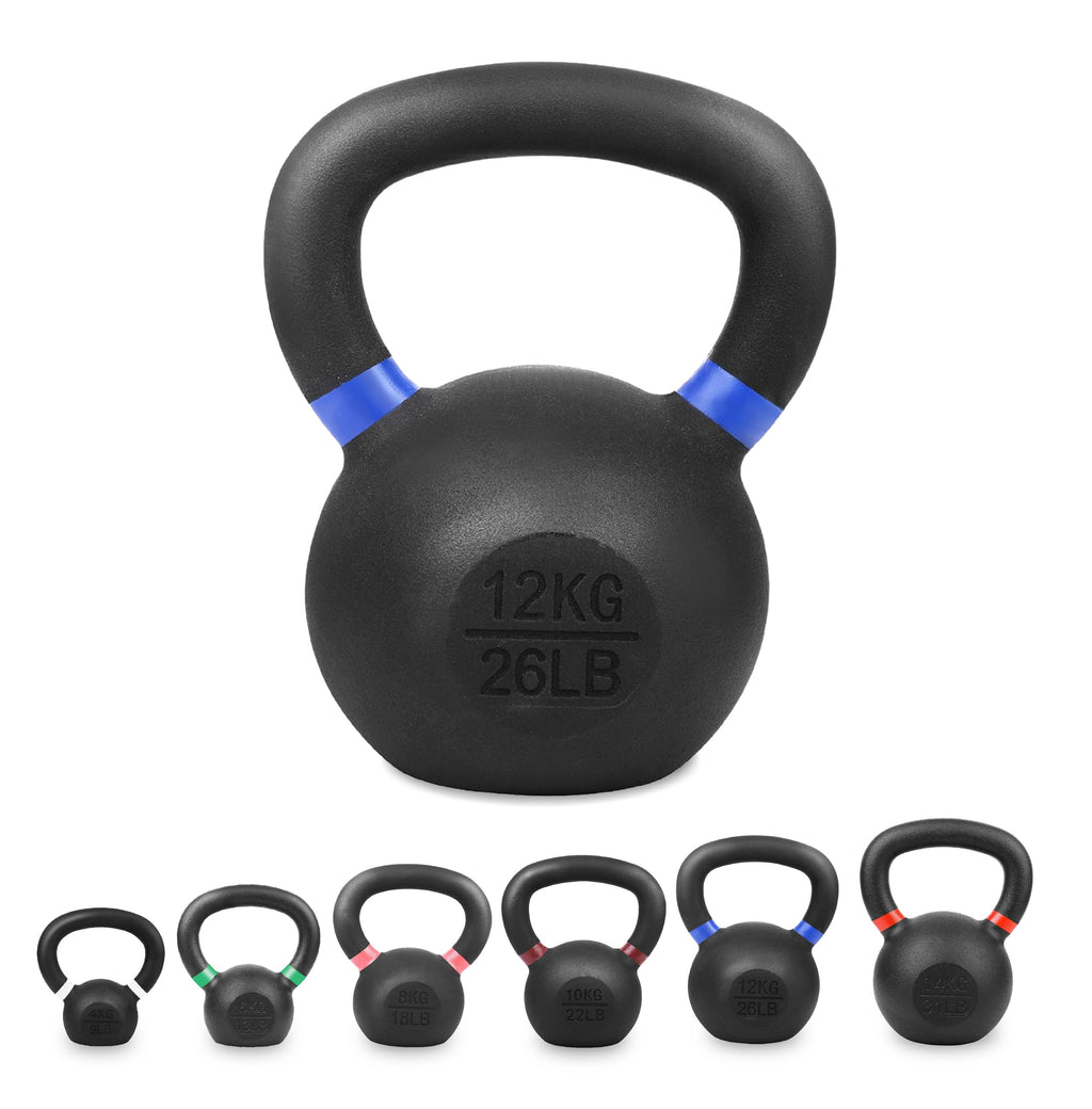 Heavy-Duty Cast Iron Kettlebells – All-in-One Tool for Functional Strength & Endurance Training