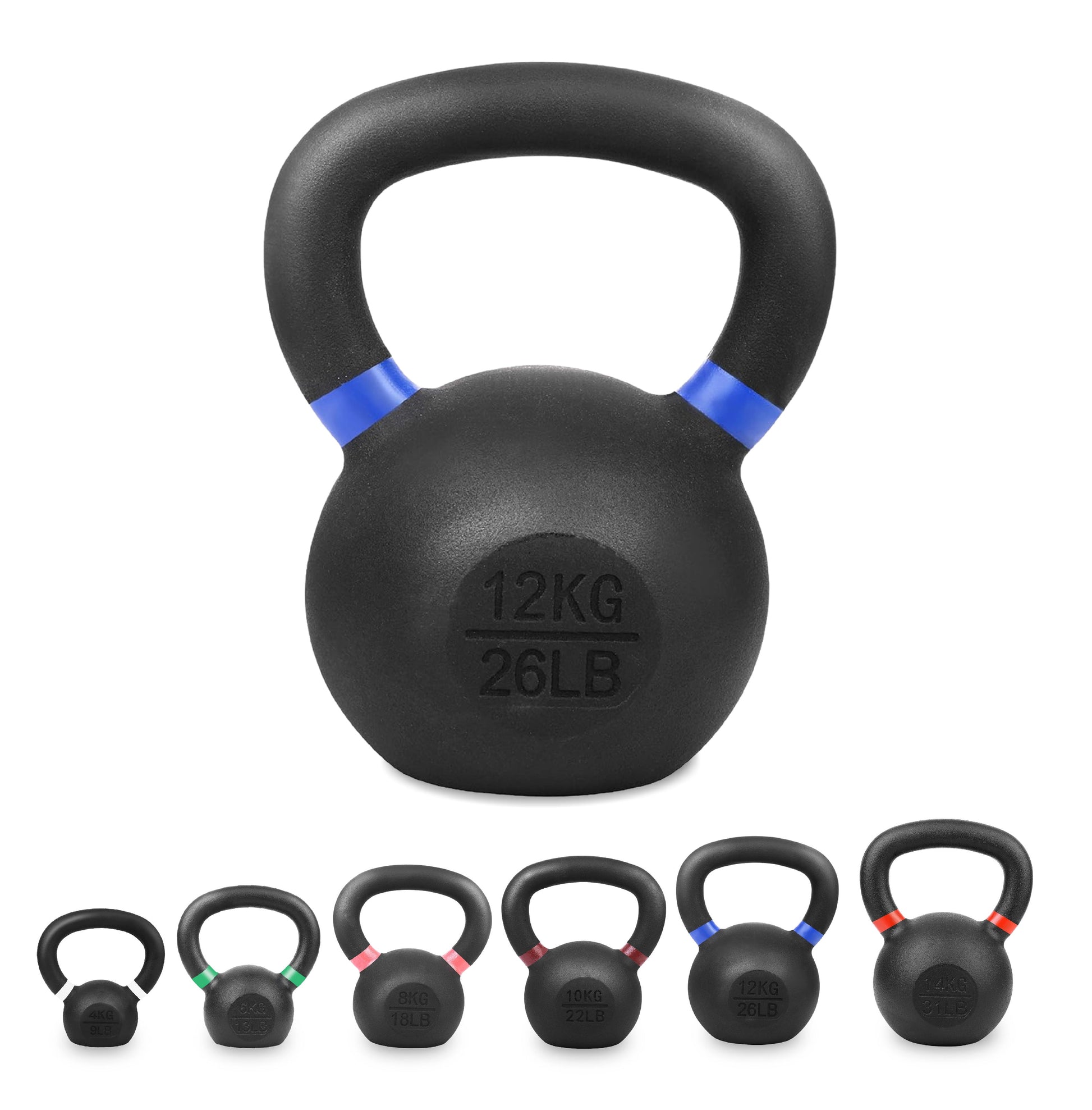 Heavy-Duty Cast Iron Kettlebells – All-in-One Tool for Functional Strength & Endurance Training