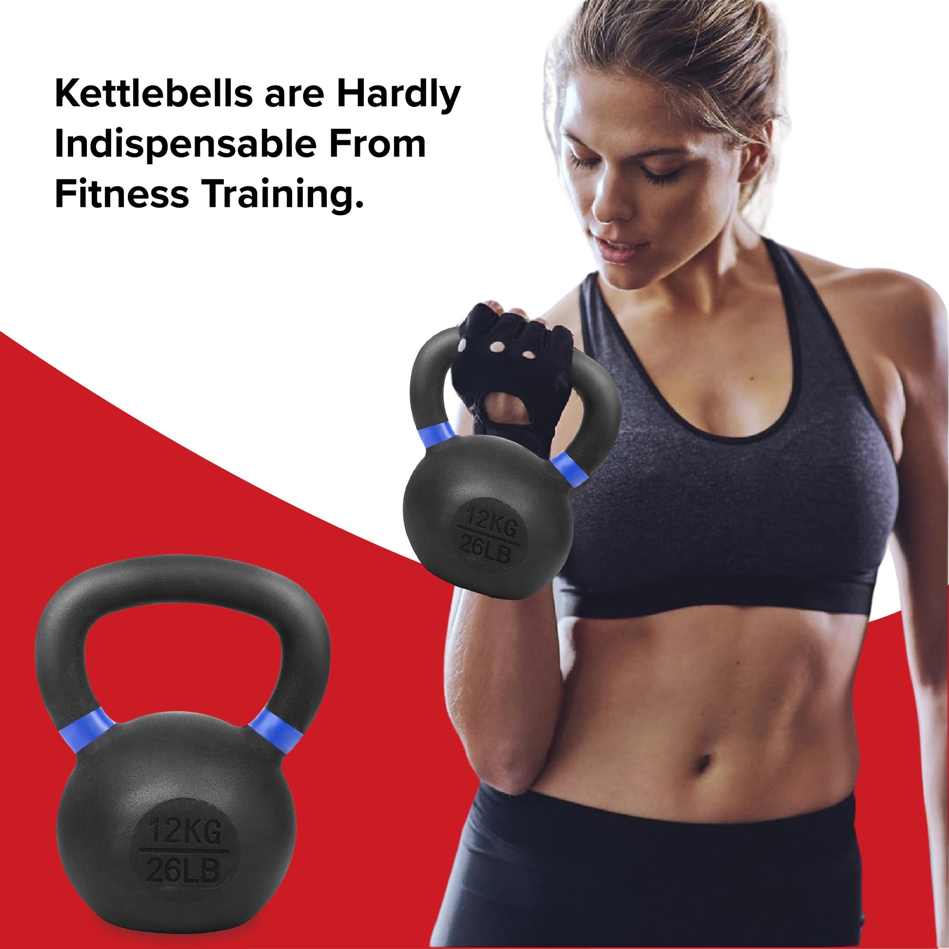 Heavy-Duty Cast Iron Kettlebells – All-in-One Tool for Functional Strength & Endurance Training