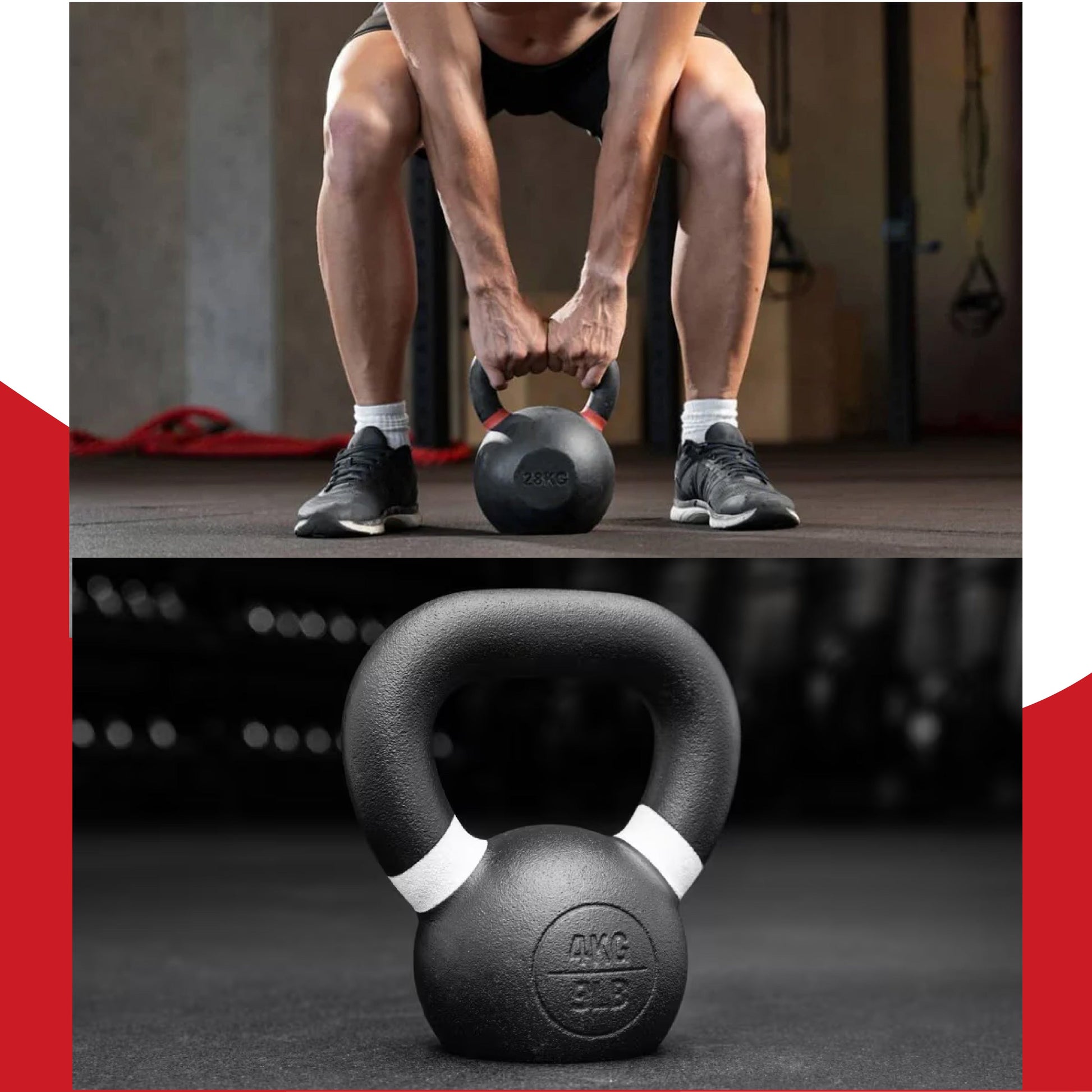 Heavy-Duty Cast Iron Kettlebells – All-in-One Tool for Functional Strength & Endurance Training