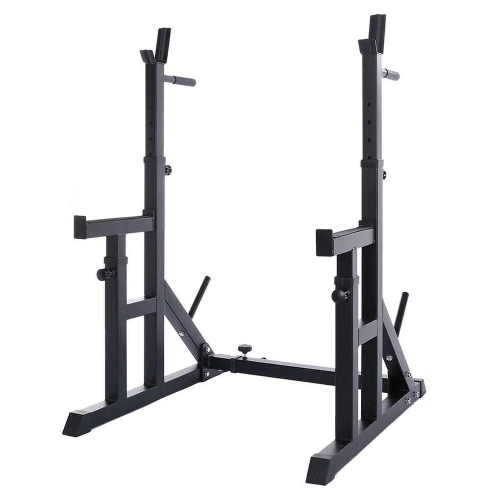 Safe Squat Rack Versatile Squat & Bench Rack with Dip Bars & Safety Spotters – Gym ...