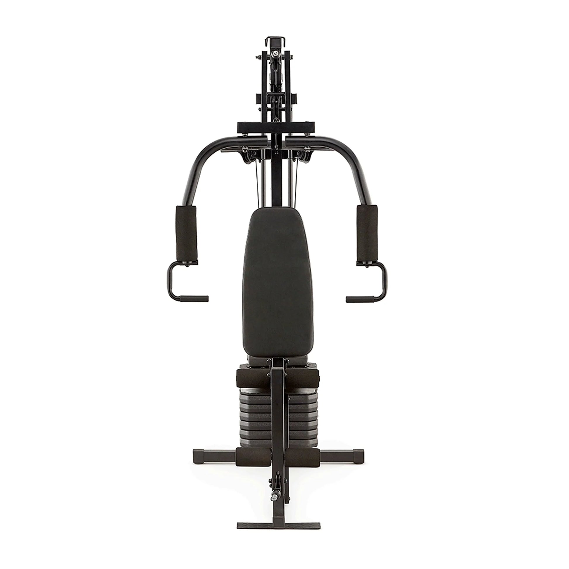 Black gym machine on a white background