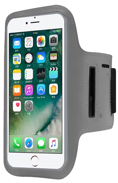 Waterproof Running Phone Armband | Reflective Sports Strap with Elastic Fit for Devices up to 7.0”