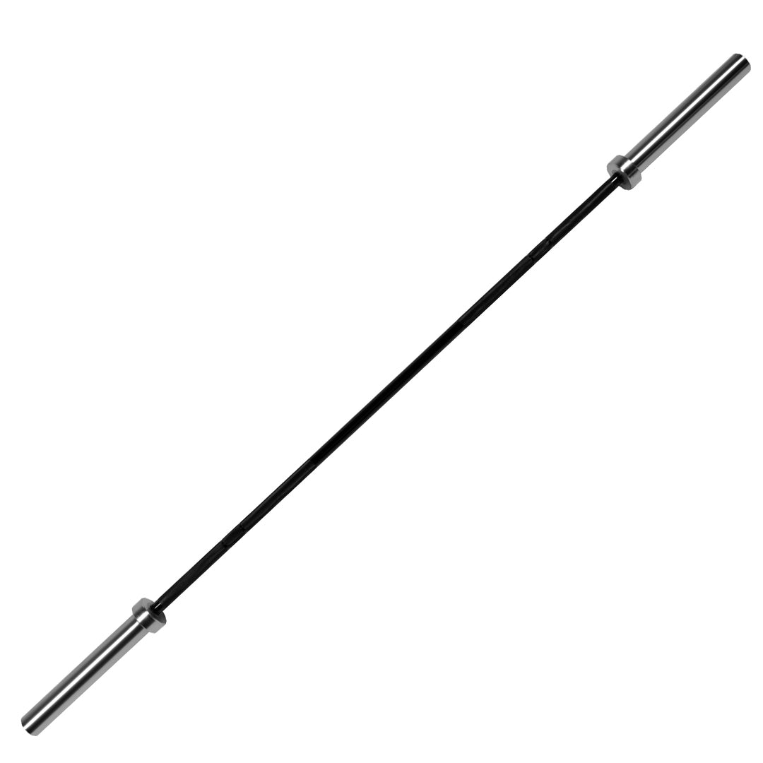 Premium Olympic Barbell 2” – 4ft to 7ft Weight Bar with Spring Clips | Ideal for Squats, Deadlifts & Bench Press