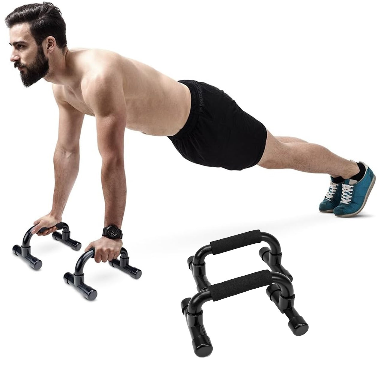 Ergonomic Push-Up Stands – Enhance Chest & Shoulder Strength Workouts