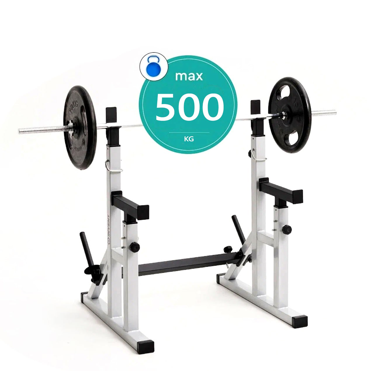 Multi-Height Squat & Bench Press Rack – Heavy-Duty 2.0 Upgrade for Home Gyms