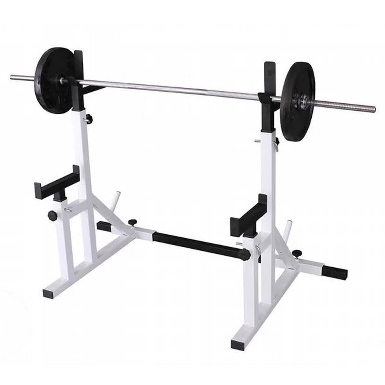 Multi-Height Squat & Bench Press Rack – Heavy-Duty 2.0 Upgrade for Home Gyms