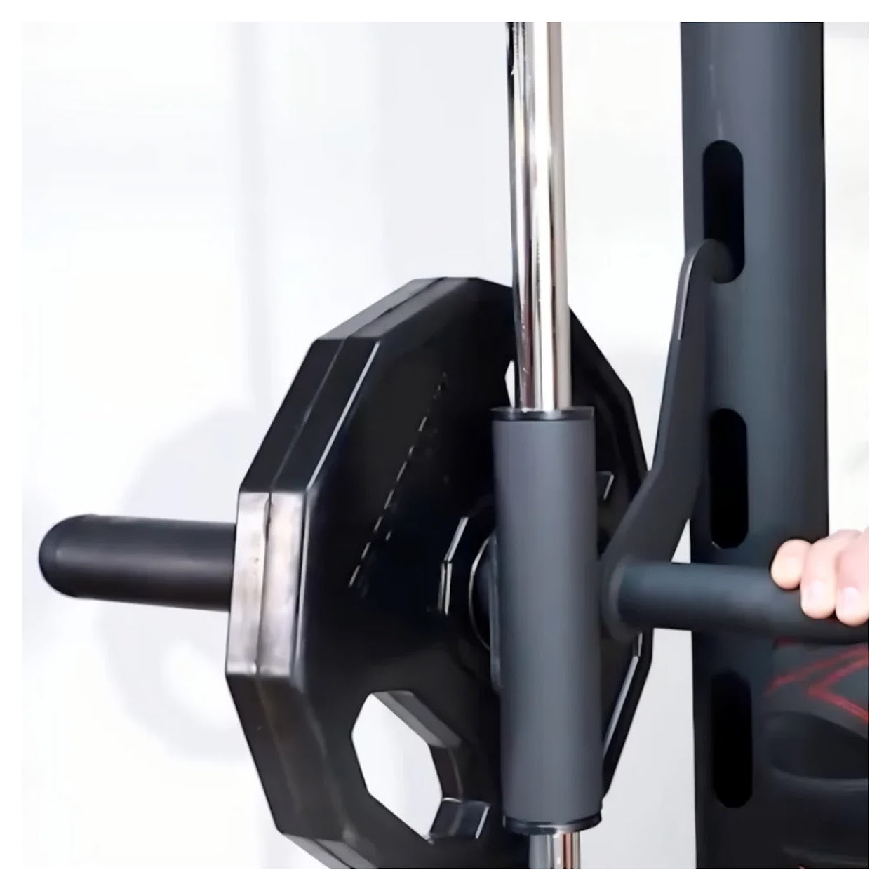 Multi-Use Smith Machine Power Rack – Full-Body Home Gym Station with Squat & Pull-Up Bar
