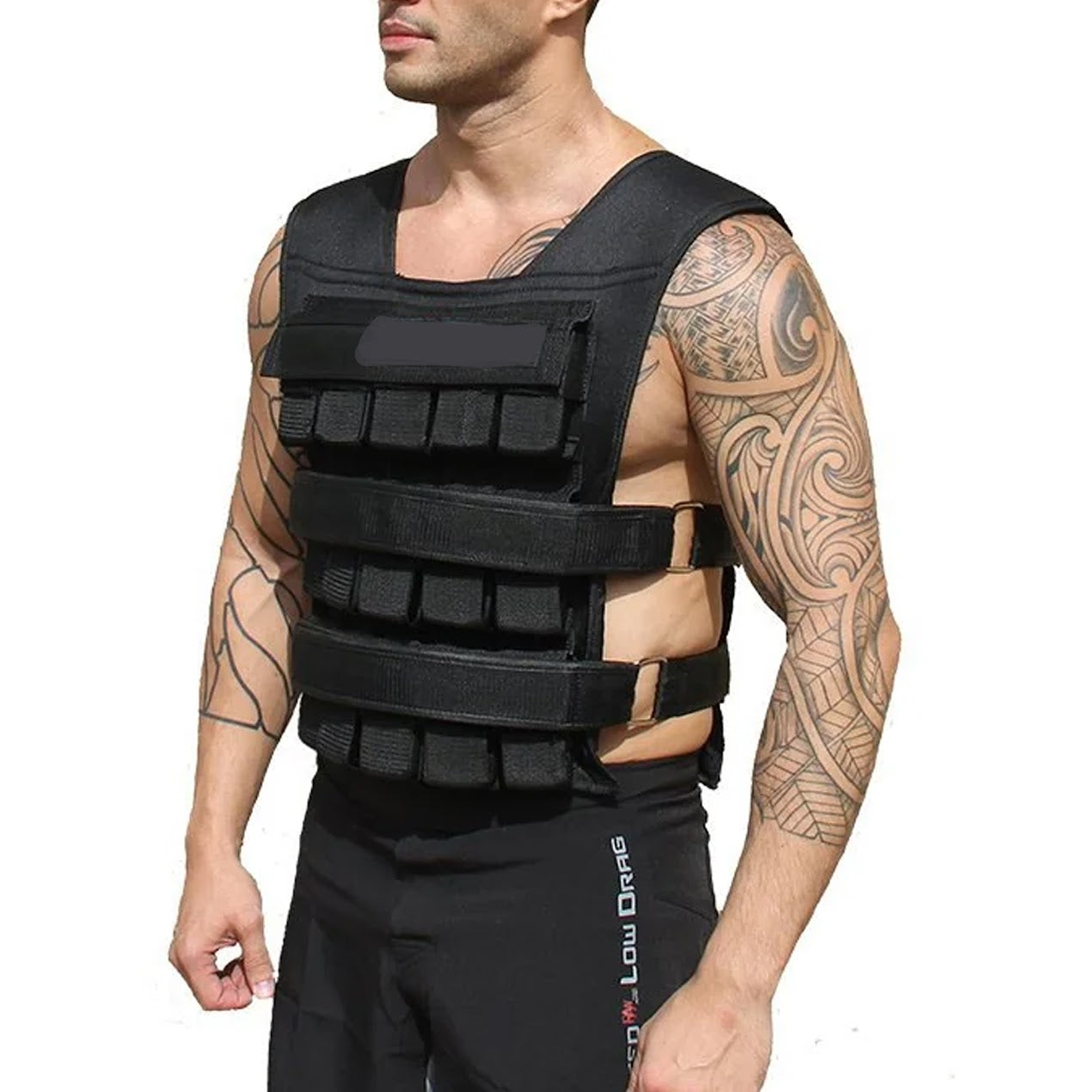 30kg Weighted Training Vest – Heavy-Duty Adjustable Vest with Removable Weights & Reflective Safety for Running, CrossFit & Home Strength Workouts